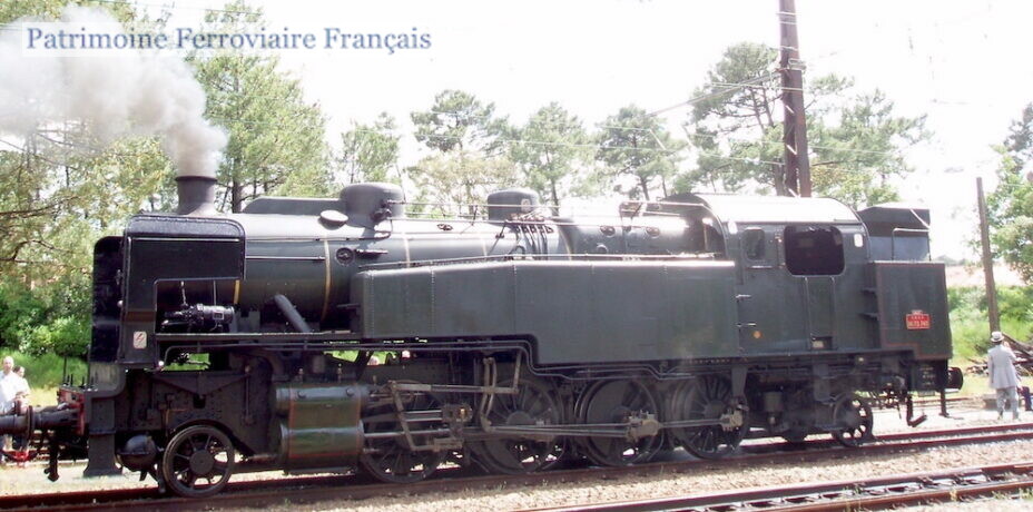 Est vapeur 141TD740 CFTLP Patrimoine Ferroviaire Français