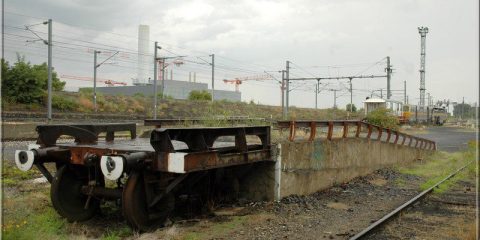SNCF wagonnet chargeur plat UFR xxxx – Clermont-Ferrand