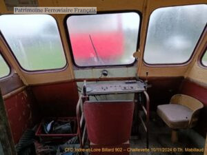 cfd indre et loire autorail billard 902 poste conduite