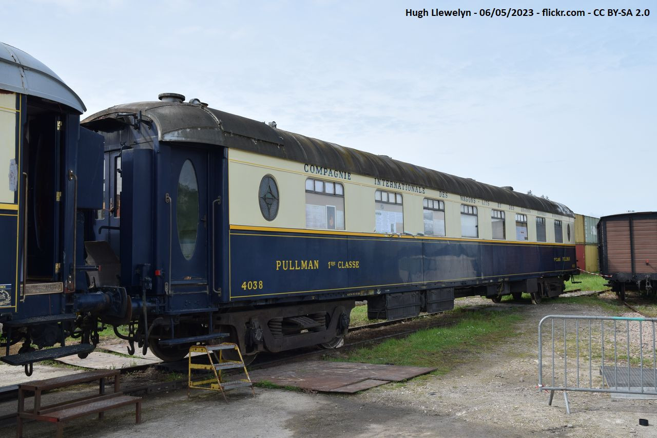 CIWL voit.-salon Pullman 4160 – SNCF Villeneuve - Patrimoine