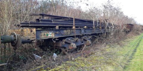 DESTRUCTION 2026 Est plat à bogies Rryw ex-Alsthom J1 – CEF Nord
