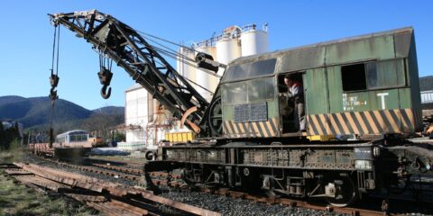 État wagon-grue Caillard 50t, 80 87 974 7 506-4 Ua – TPCF
