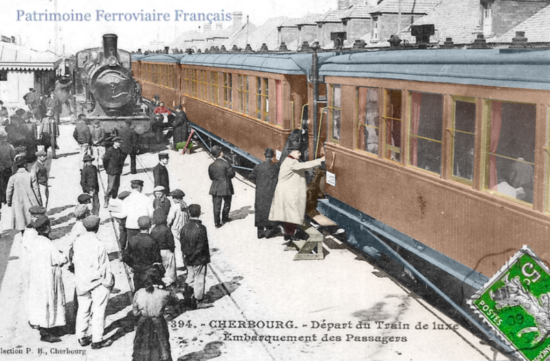 ouest voiture a7 aafpy xxxx cpa cherbourg color v2