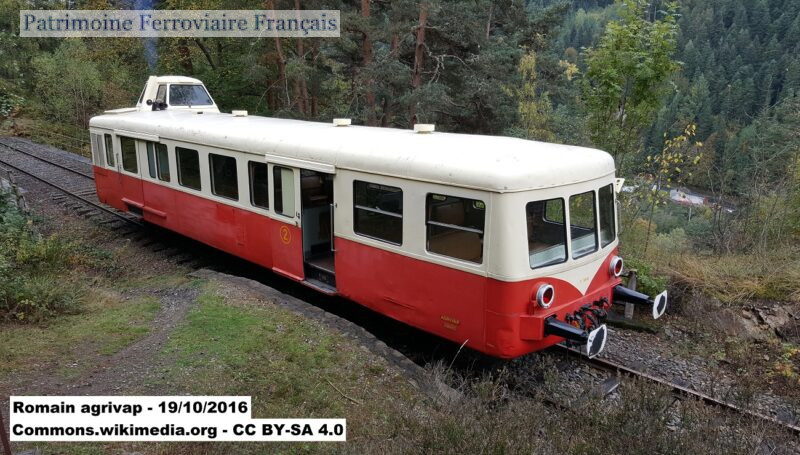 SNCF autorail X-5845 - ATSF - Patrimoine Ferroviaire Français