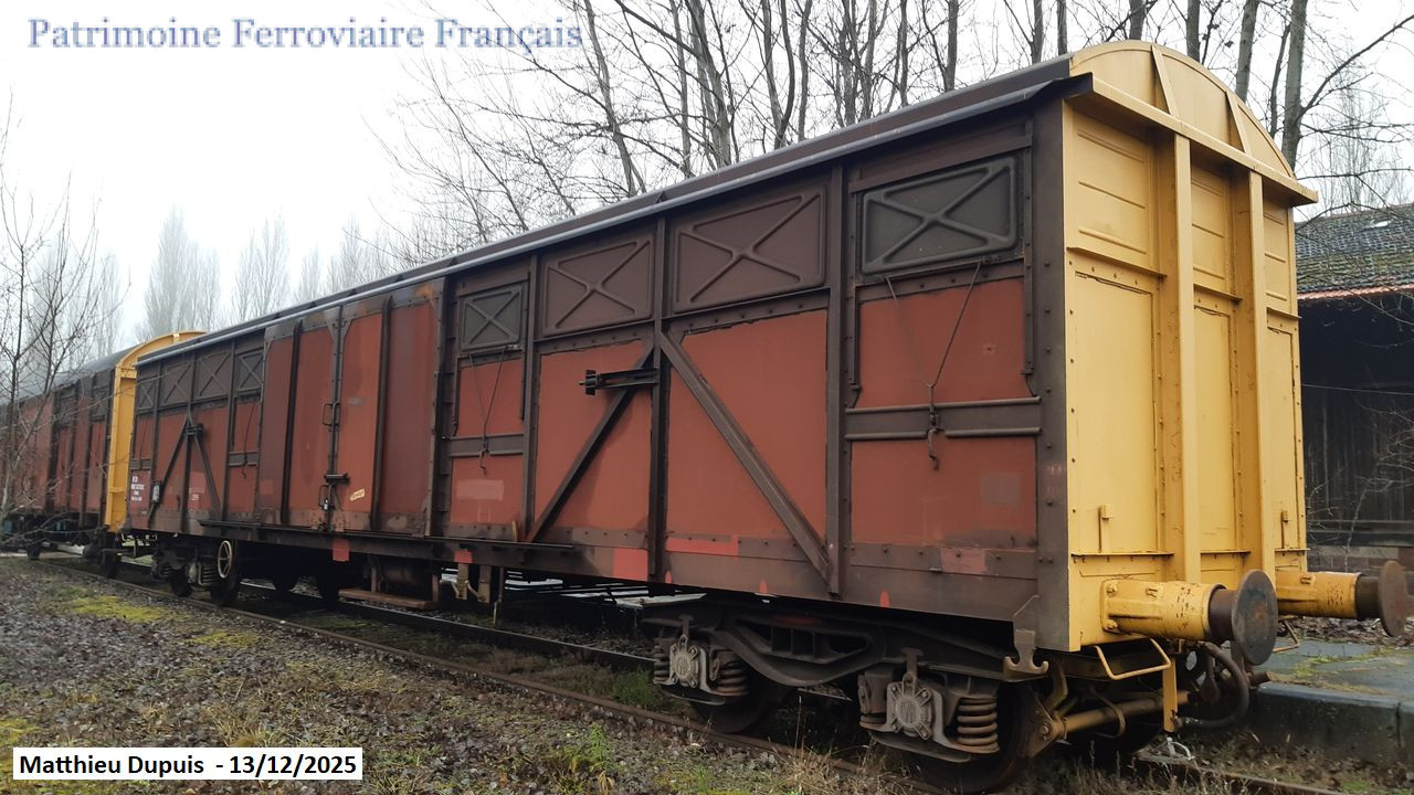 Wagon SNCF Couvert à Bogies Gahss 9-16 - Trains160 16014 - N 1/160 - Ep