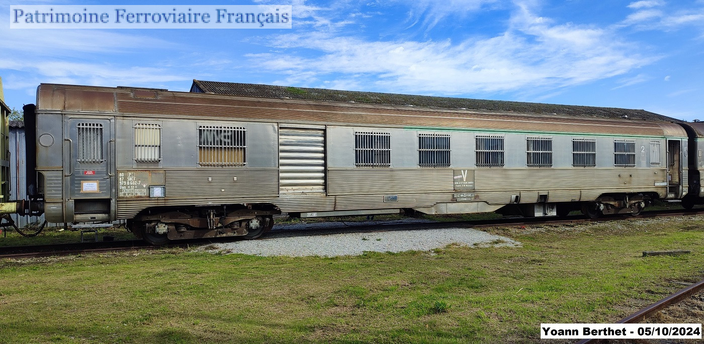 Rare Fourgon SNCF Lima DEV Inox 1ère Classe - Échelle N - Réalisation Artisanale