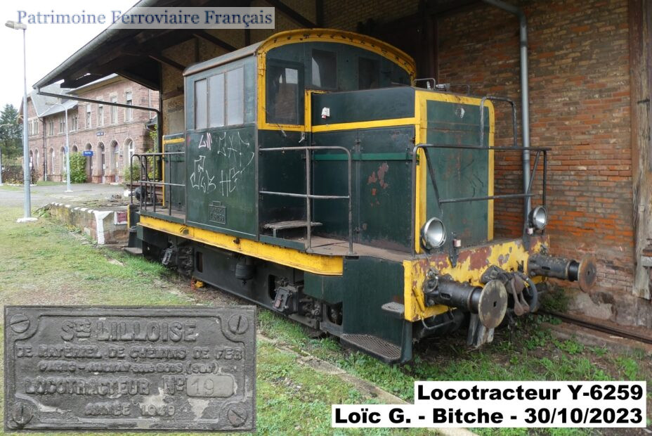 SNCF locotracteur Y-6571 - AJECTA - Patrimoine Ferroviaire Français