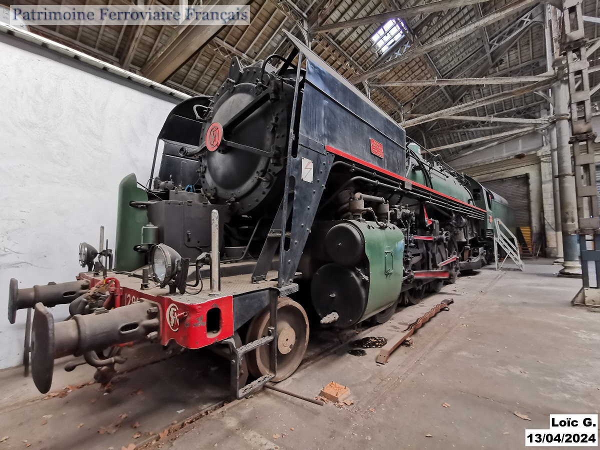 sncf vapeur 141 r 1298 – avril 2024